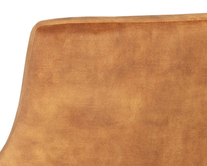 NAHLA ALETTA LOUNGE CHAIR - NONO TAPENADE GOLD