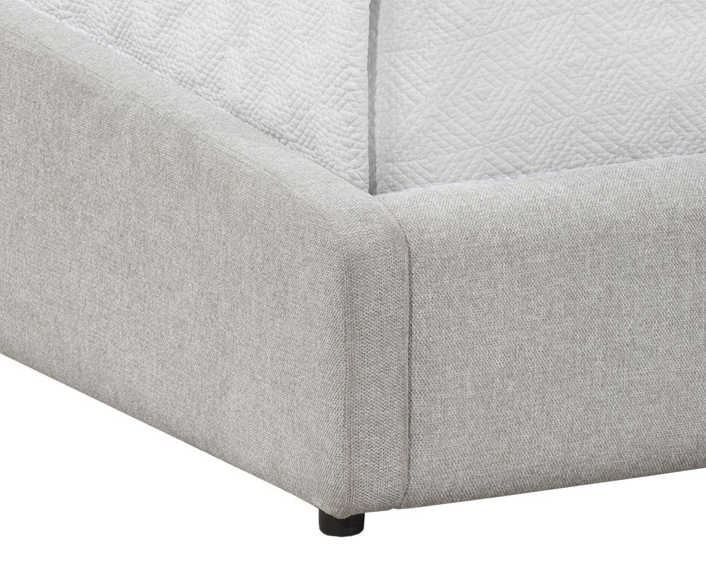 NAHLA SENNA BED - KING - BELFAST HEATHER GREY