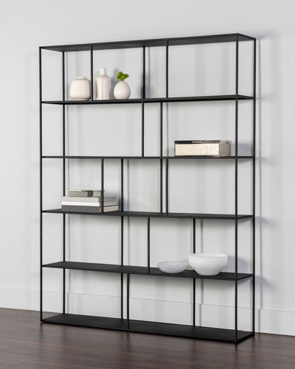 NAHLA EIFFEL BOOKCASE - EXTRA LARGE - BLACK