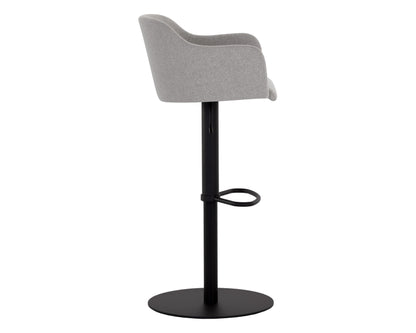 NAHLA HENSLEY ADJUSTABLE STOOL - MINA WARM GREY