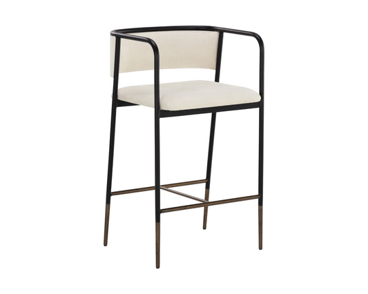 NAHLA BRENAN COUNTER STOOL - ZENITH ALABASTER