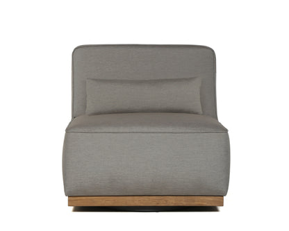 NAHLA CARBONIA SWIVEL LOUNGE CHAIR - PALAZZO TAUPE