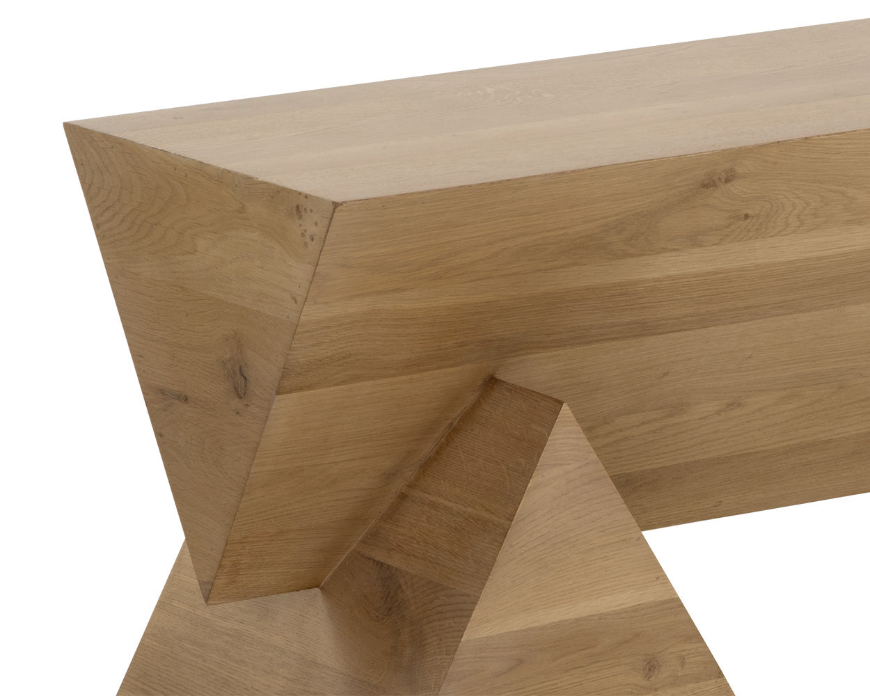 NAHLA GREGOR BENCH - RUSTIC OAK