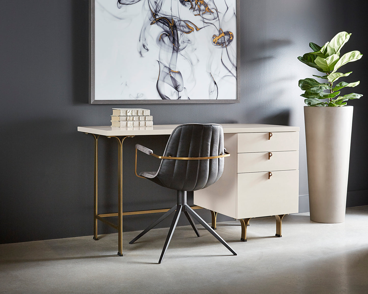 NAHLA CELINE DESK - CREAM