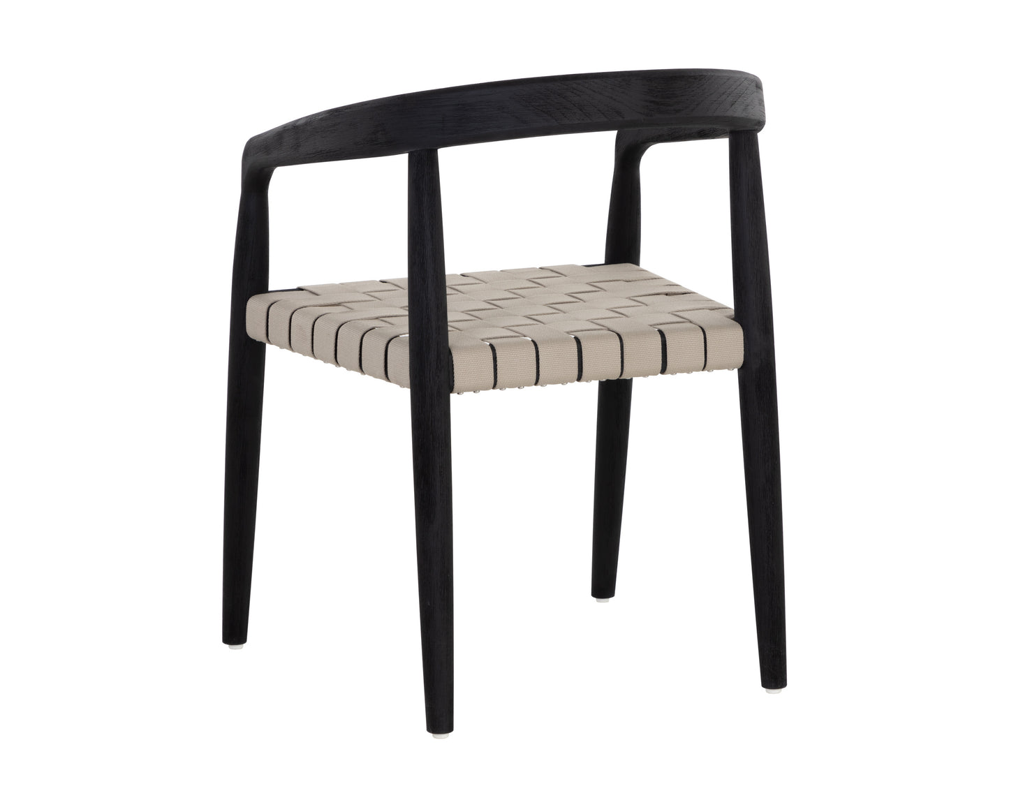 NAHLA CAYMAN DINING ARMCHAIR - CHARCOAL