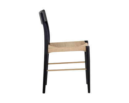 NAHLA BONDI DINING CHAIR - BLACK