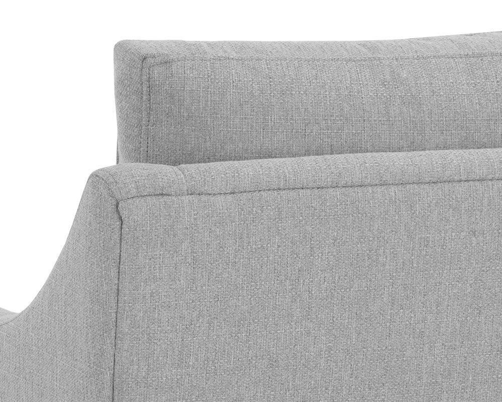 NAHLA BRIANNA SWIVEL LOUNGE CHAIR - LIV DOVE