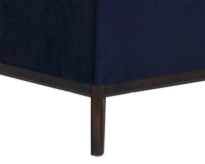 NAHLA KOSOVO BANQUETTE - BROWN - ABBINGTON NAVY