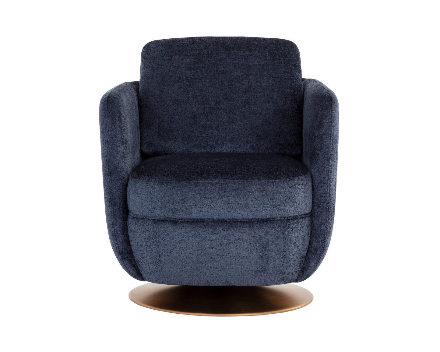 NAHLA GILLEY SWIVEL LOUNGE CHAIR - BERGEN NAVY