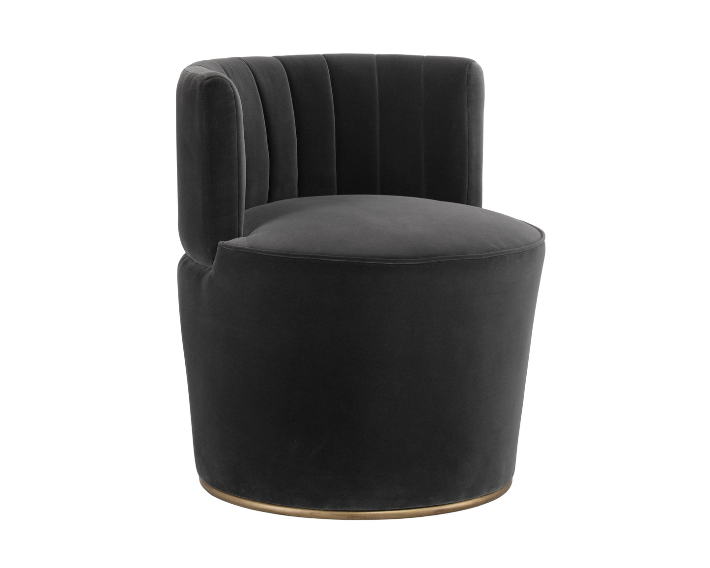 NAHLA AUGUST LOUNGE CHAIR - SHADOW GREY