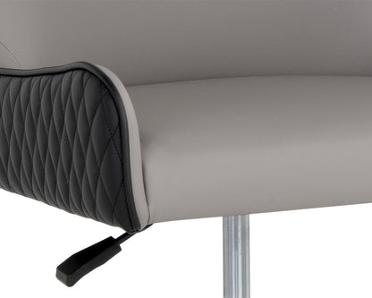 NAHLA GIANNI OFFICE CHAIR - DILLON STRATUS / DILLON BLACK