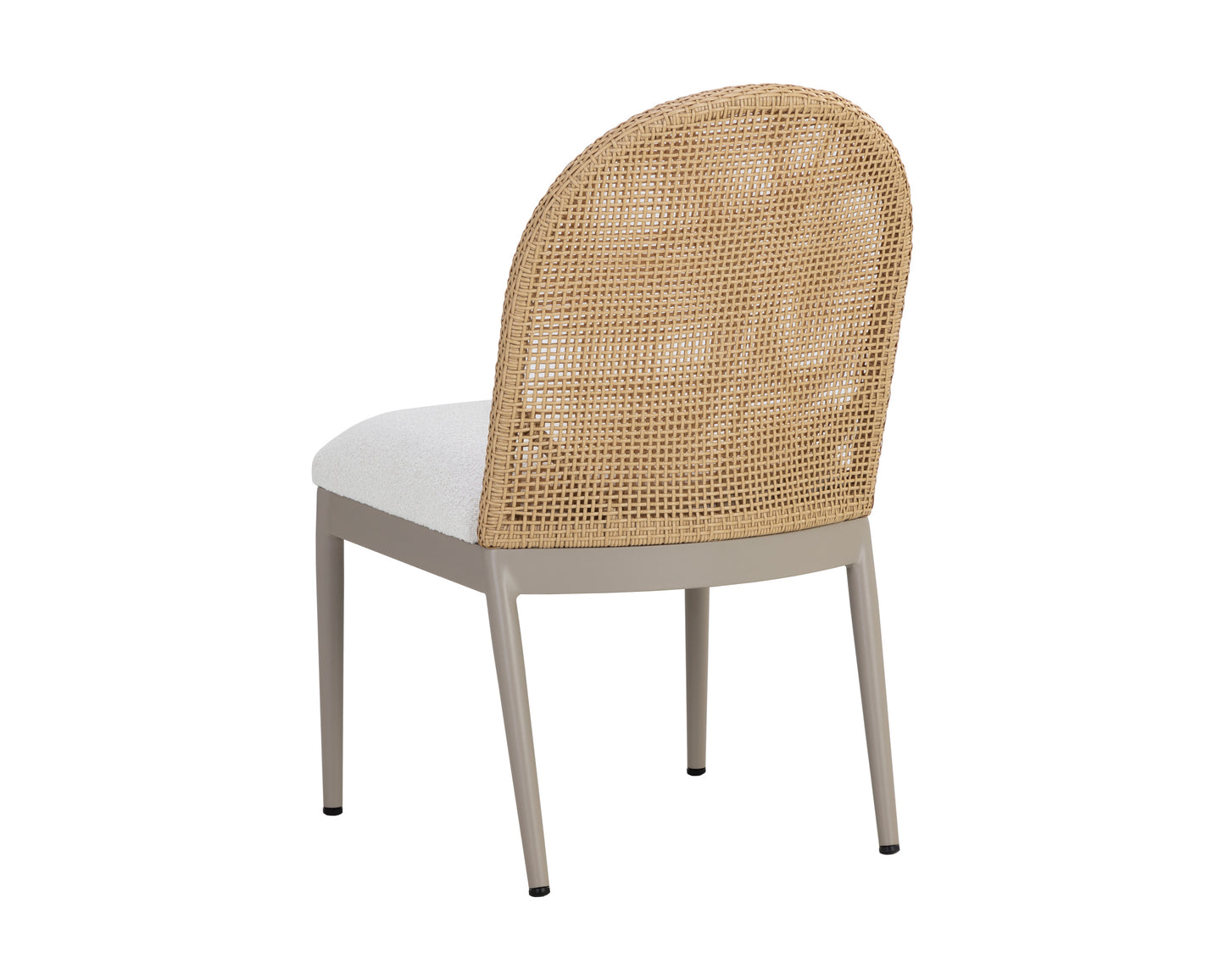 NAHLA CALANDRI DINING CHAIR - GREIGE - LOUIS CREAM