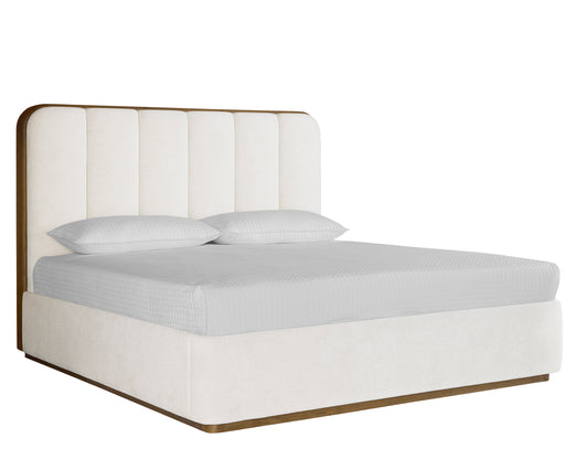 NAHLA JAMILLE BED - KING - ECLIPSE WHITE