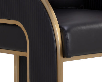 NAHLA BAZ BARSTOOL - NAPA BLACK