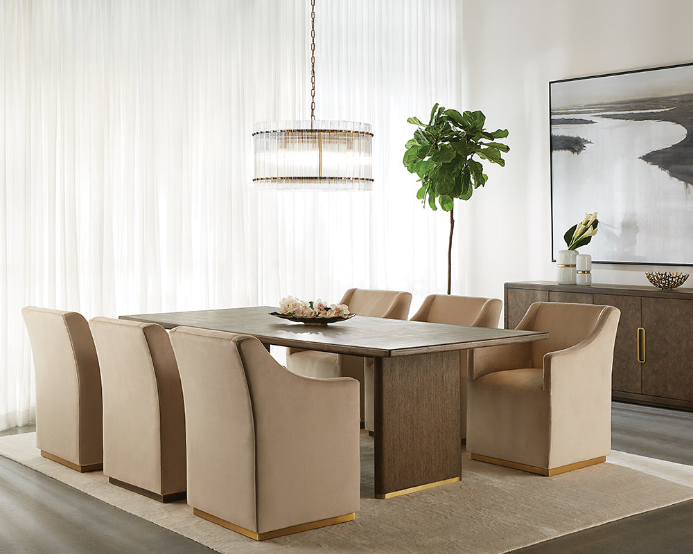 Zane Wheeled Lounge Chair