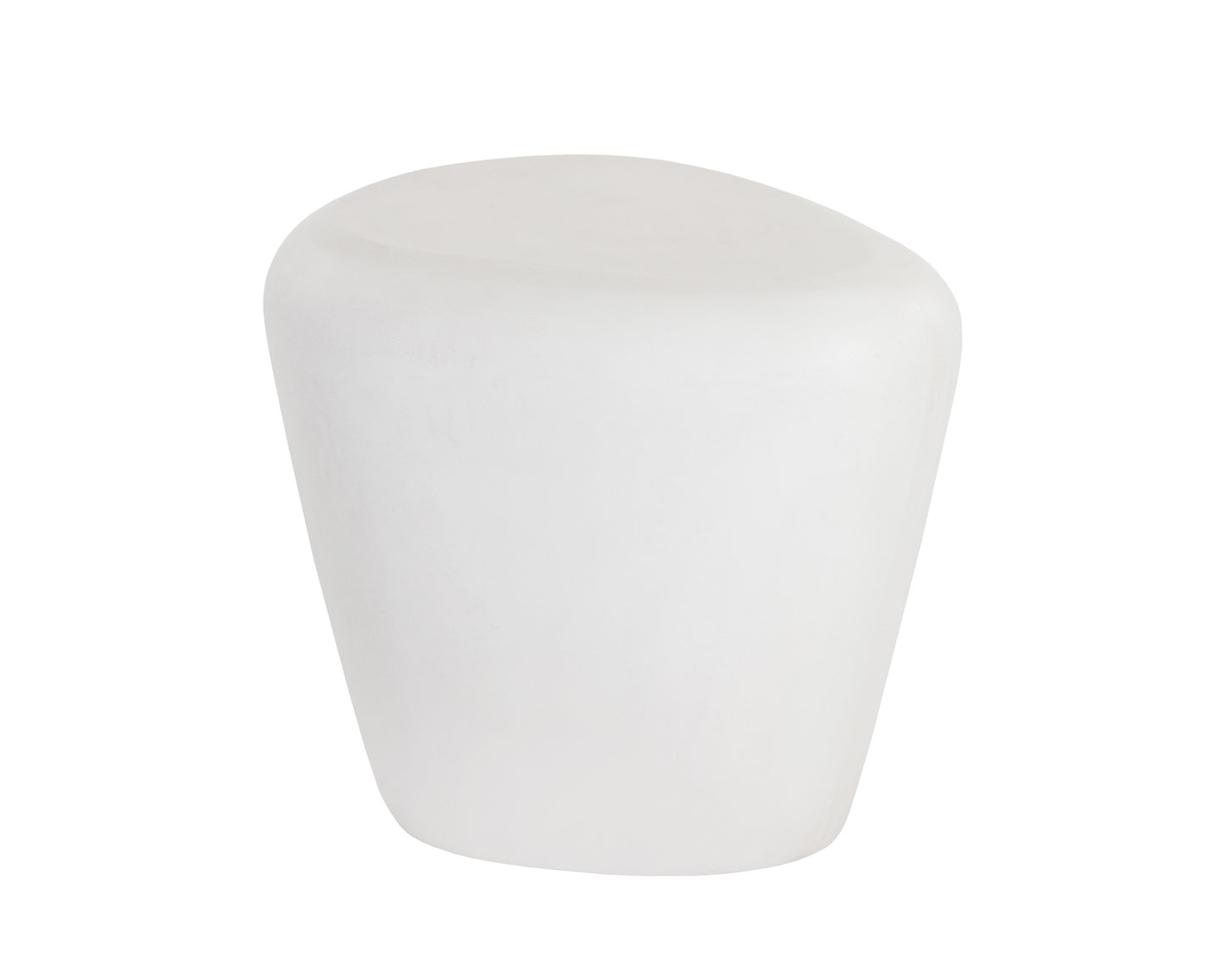 NAHLA CORVO SIDE TABLE - WHITE