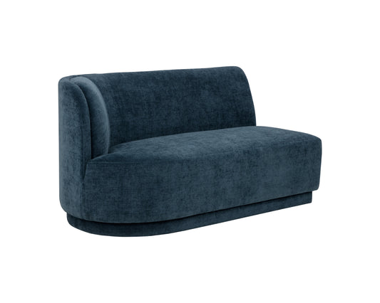 NAHLA JACLYN MODULAR - LEFT ARMCHAIR - DANNY DUSTY BLUE