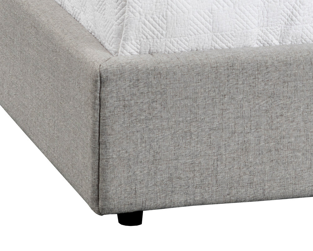 NAHLA EMMIT BED - QUEEN - MARBLE