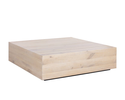 NAHLA FREZCO COFFEE TABLE - SQUARE - LIGHT OAK