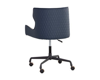 NAHLA GIANNI OFFICE CHAIR - DILLON CREAM / DILLON THUNDER