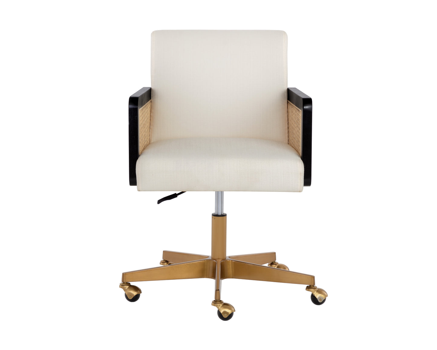 NAHLA CLAUDETTE OFFICE CHAIR - LINOSO IVORY