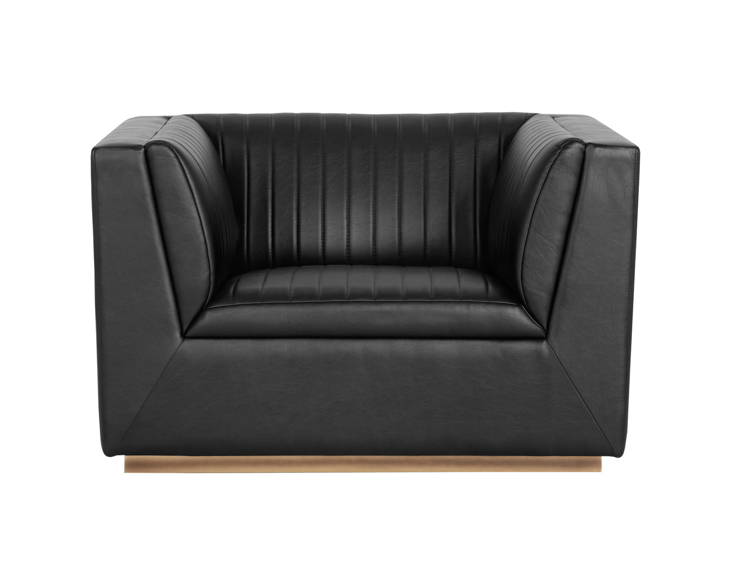 NAHLA BRADLEY ARMCHAIR - VINTAGE BLACK