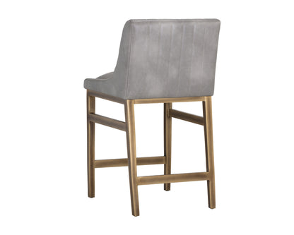 NAHLA HALDEN COUNTER STOOL - BRAVO METAL