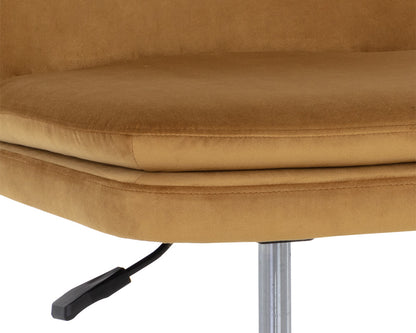 NAHLA BERGET OFFICE CHAIR - GOLD SKY