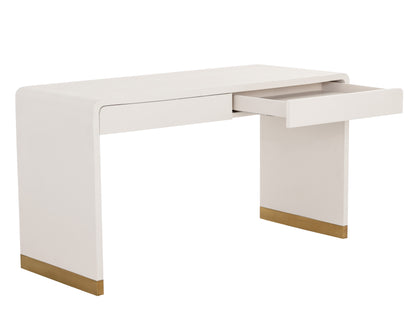 NAHLA ILONA DESK - OYSTER SHAGREEN