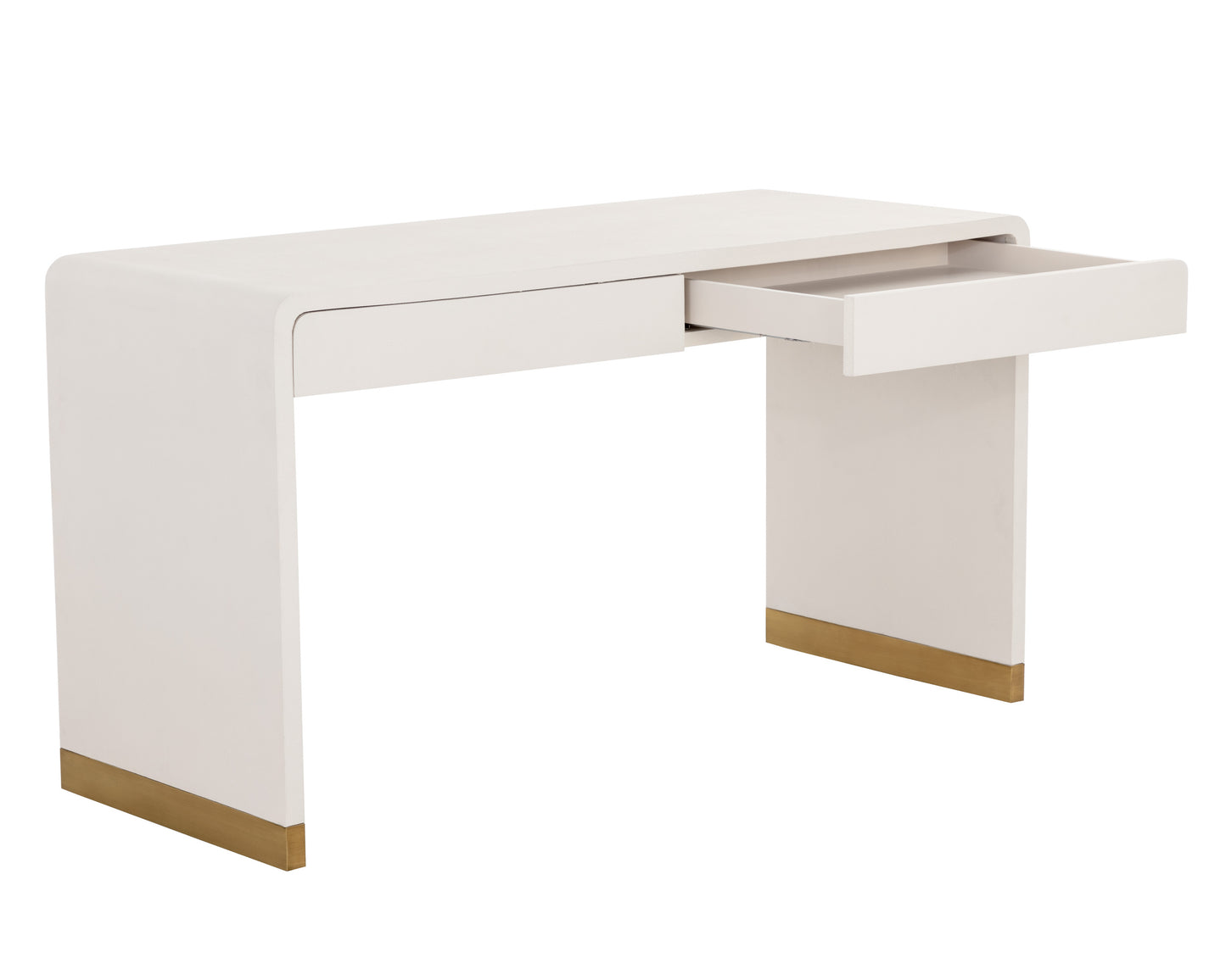 NAHLA ILONA DESK - OYSTER SHAGREEN