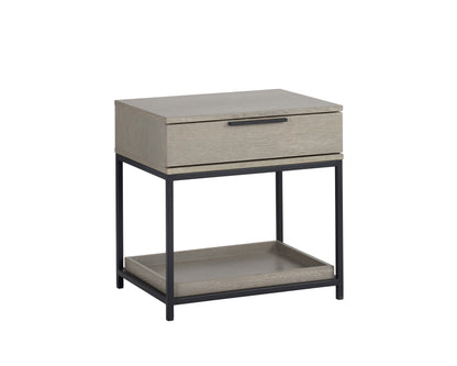 NAHLA REBEL NIGHTSTAND - SMALL - BLACK - TAUPE
