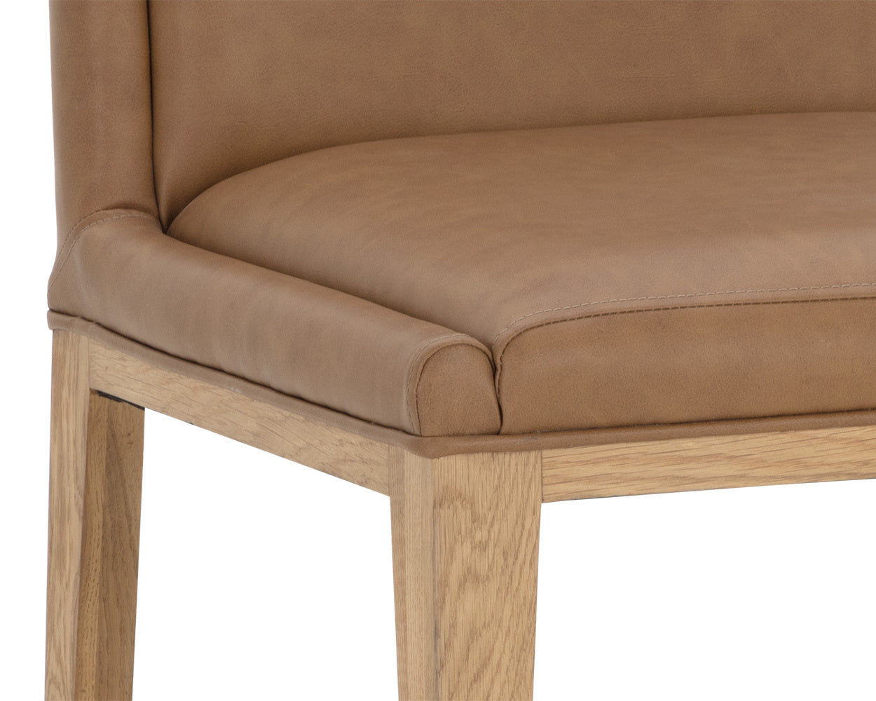 NAHLA KALLA DINING CHAIR - MILLIKEN COGNAC