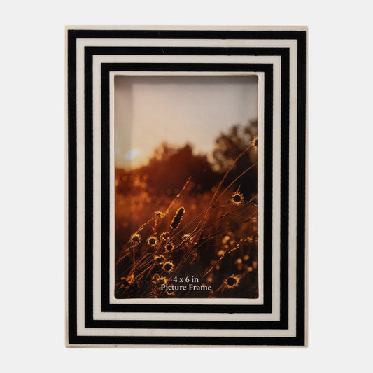 Resin Dimensional Lines Photo Frame