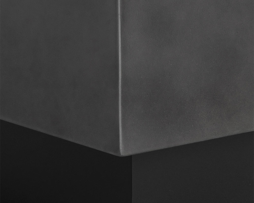 NAHLA BLAKELY SIDE TABLE - GUNMETAL