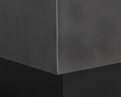 NAHLA BLAKELY SIDE TABLE - GUNMETAL