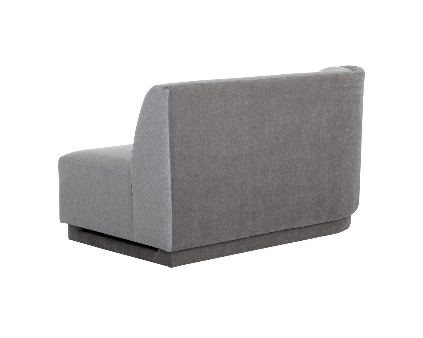 NAHLA JACLYN MODULAR - LEFT ARMCHAIR - EGYPT LIGHT GREY / DANNY MEDIUM GREY