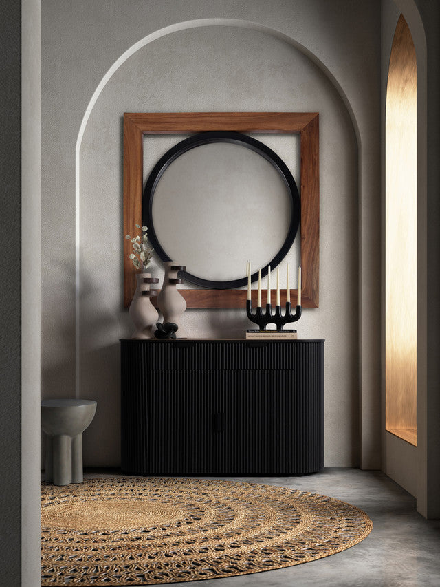Concrete Contemporary Accent Table