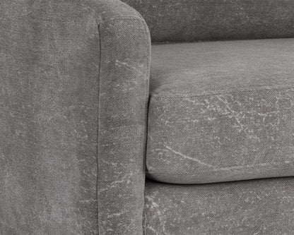 NAHLA IRINA SWIVEL LOUNGE CHAIR - NEPAL PEBBLE