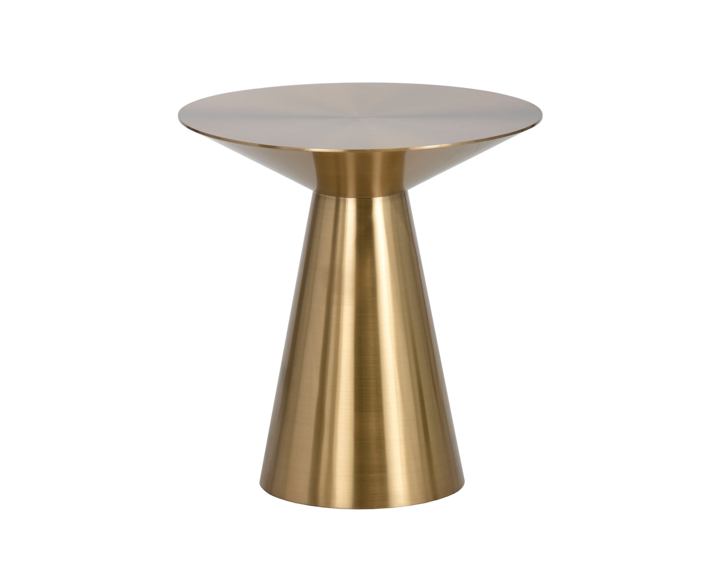 NAHLA CARMEL END TABLE - YELLOW GOLD