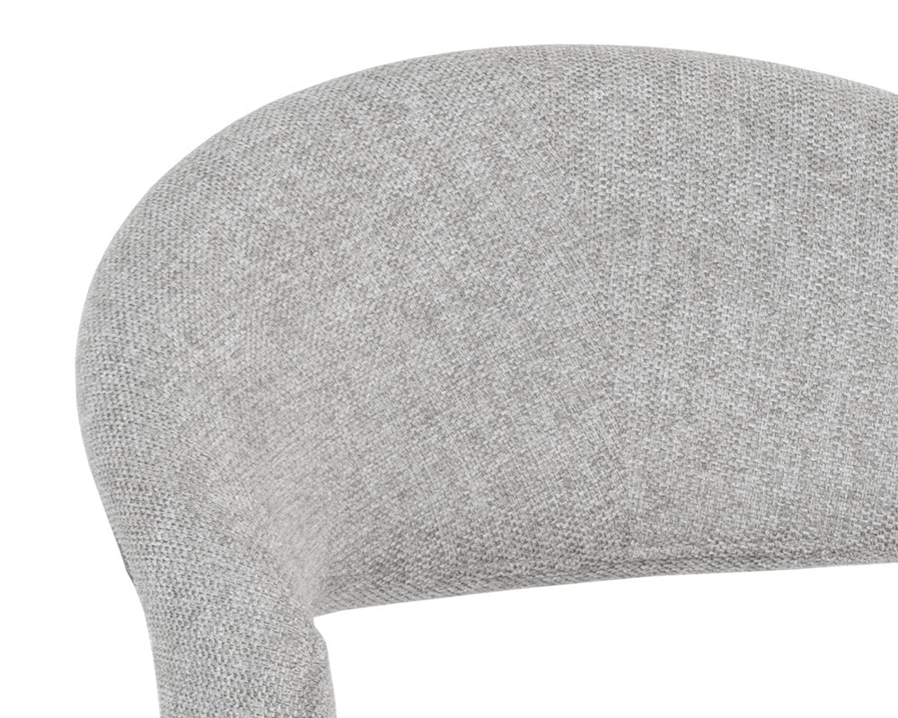 NAHLA ROMINA DINING CHAIR - BELFAST HEATHER GREY