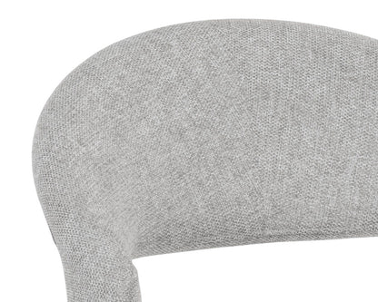 NAHLA ROMINA DINING CHAIR - BELFAST HEATHER GREY