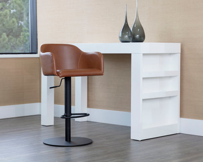 NAHLA HENSLEY ADJUSTABLE STOOL - HAZELNUT