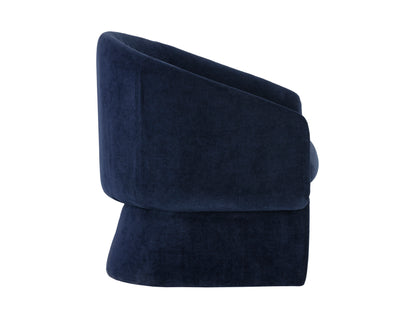 NAHLA LAURYN LOUNGE CHAIR - DANNY NAVY