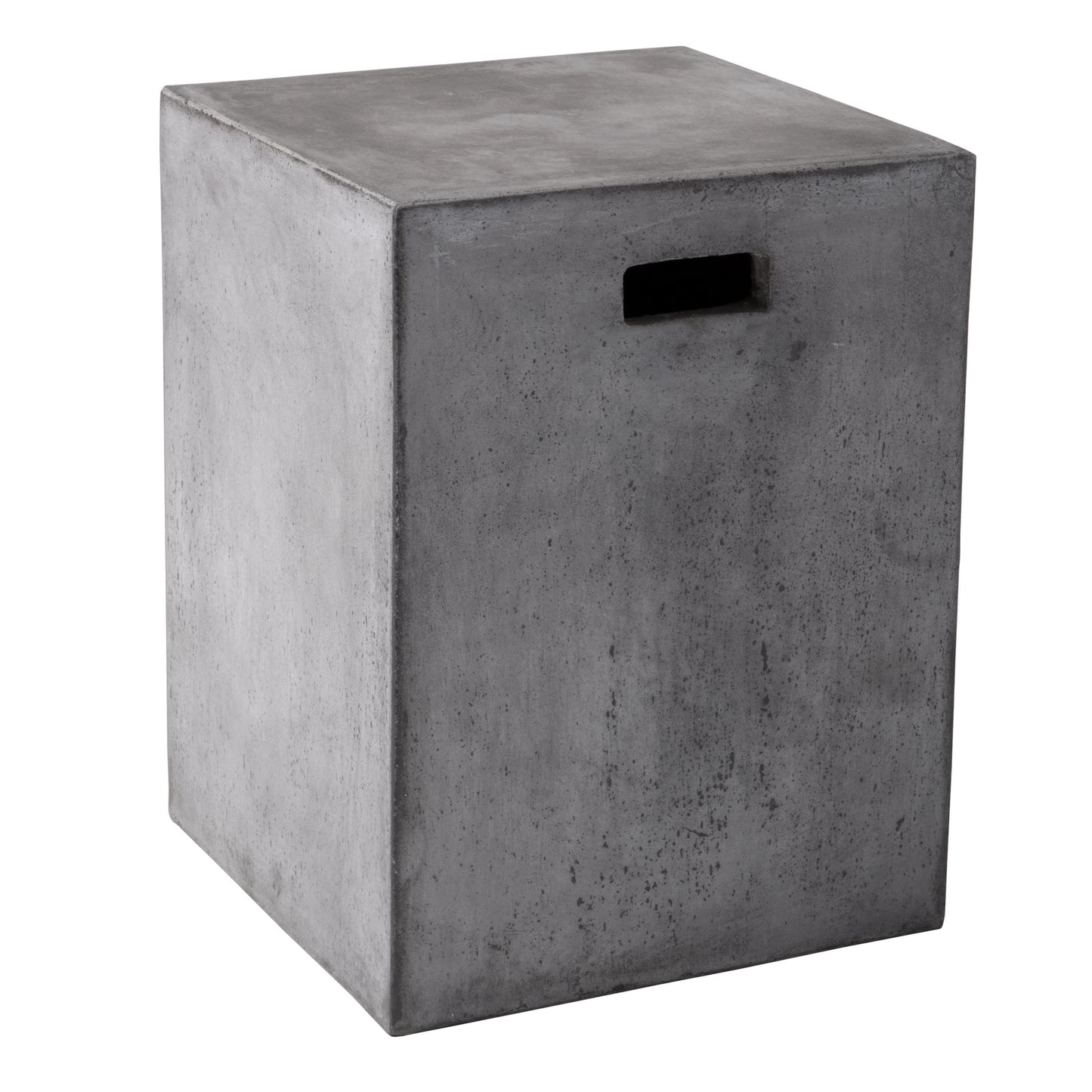 NAHLA CASTOR END TABLE - GREY