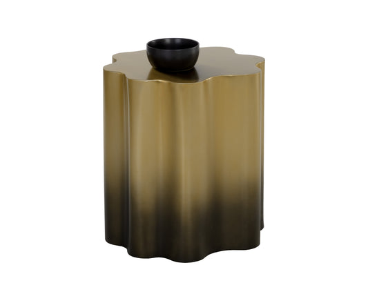 NAHLA DAHLIA END TABLE - GOLD OMBRE