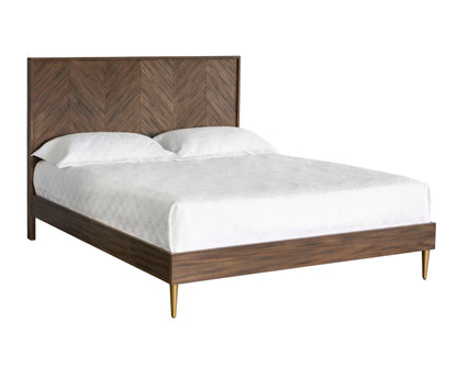 NAHLA GREYSON BED - KING - SMOKE ACACIA