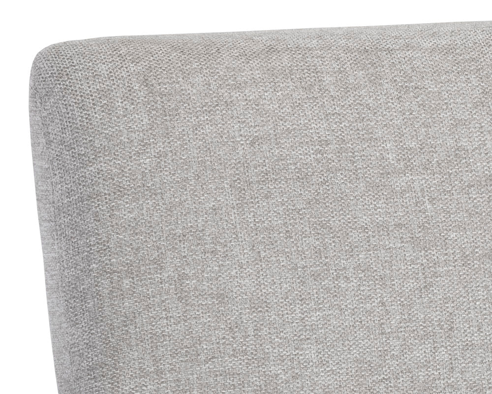 NAHLA BELLEVUE LOUNGE CHAIR - BELFAST HEATHER GREY / BRAVO ASH