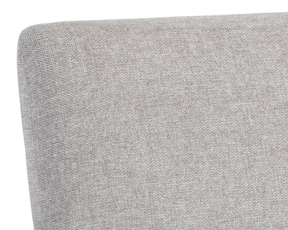 NAHLA BELLEVUE LOUNGE CHAIR - BELFAST HEATHER GREY / BRAVO ASH