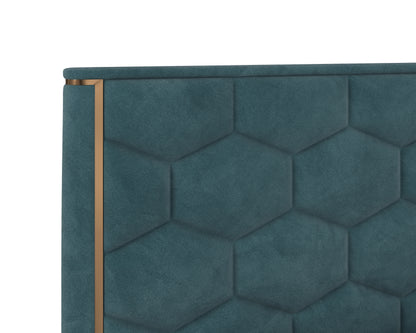 NAHLA ALISHA BED - KING - MEG DUSTY TEAL