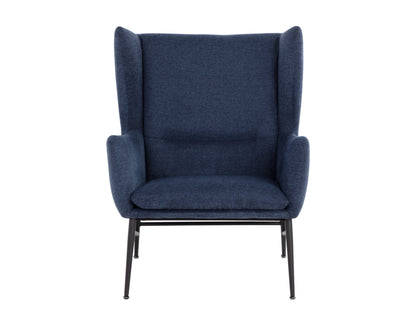 NAHLA KASEN LOUNGE CHAIR - BELFAST NAVY